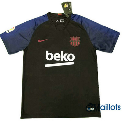 Maillot Foot FC Barcelone Entraînement Noir Bleu 2019 2020