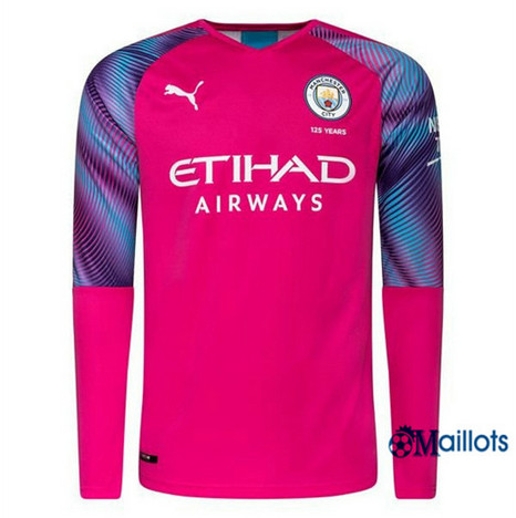 Maillot Foot Manchester City Gardien De But Orange Manche Longue 2019 2020