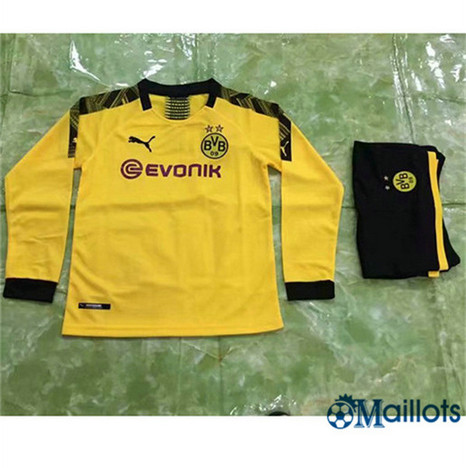 Maillot Foot Borussia Dortmund Ensemble Foot Enfant Domicile Manche Longue 2019 2020