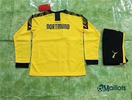 Maillot Borussia Dortmund Ensemble Foot Enfant Domicile Manche Longue 2019 2020