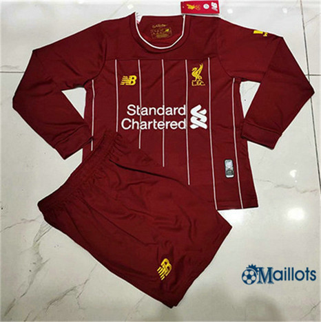 Maillot Foot Liverpool Ensemble Foot Enfant Domicile Manche Longue 2019 2020