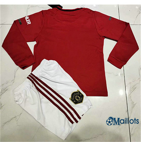 Maillot Manchester United Ensemble Foot Enfant Domicile Manche Longue 2019 2020