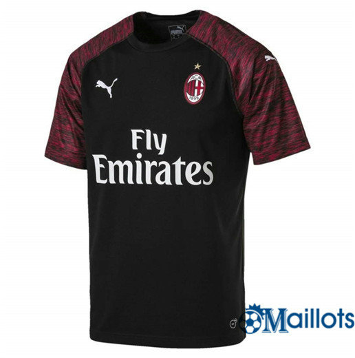 Maillot Football AC Milan Noir Third 2018 2019