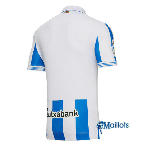 Vêtement sport foot Domicile Real Sociedad Blanc/Bleu 2018 2019