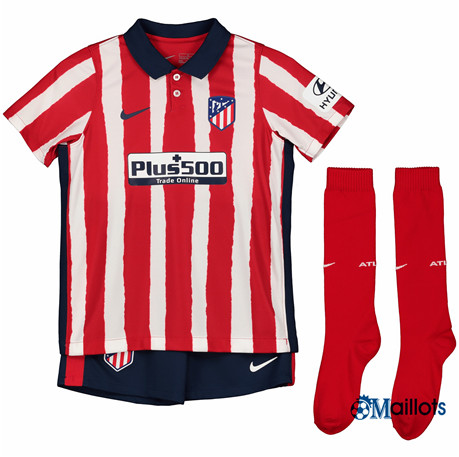 Ensemble Maillot foot Atletico Madrid Domicile 2020 2021