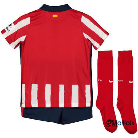 Ensemble Maillot foot Atletico Madrid Domicile 2020 2021