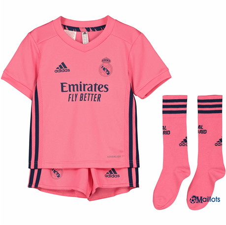 Ensemble Maillot foot Real Madrid Enfant Exterieur Orange 2020 2021