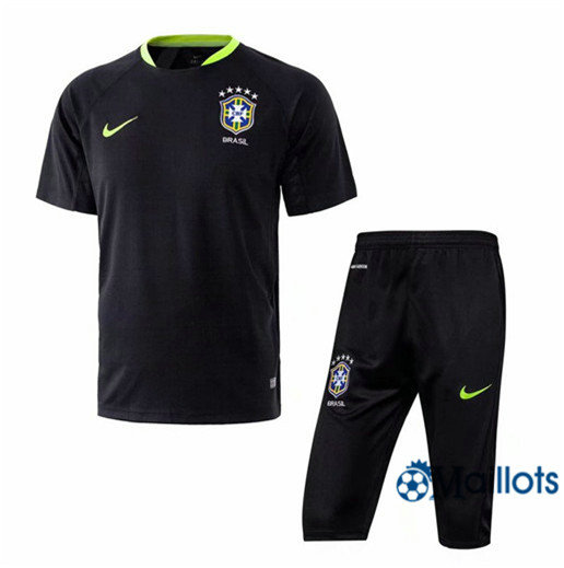 Maillot Entraînement Brésil et pantalon Training Noir 2018-2019 2020