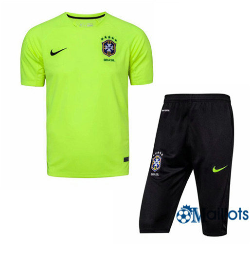 Maillot Entraînement Brésil et pantalon Training Vert 2018-2019 2020