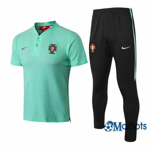 Maillot Entraînement portugal POLO et pantalon Training Vert 2018-2019 2020