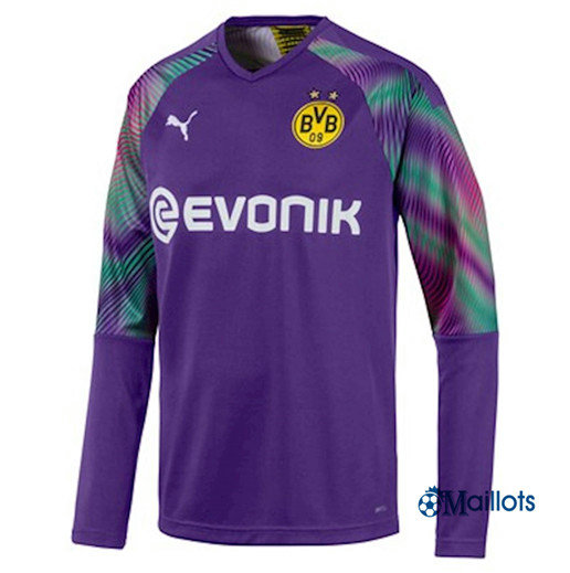 Maillot Foot Borussia Dortmund Gardien de but Exterieur Manche Longue 2019 2020