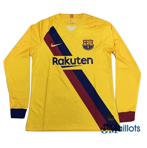Maillot foot FC Barcelone Exterieur Manche Longue 2019 2020