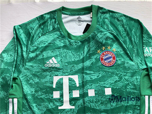 Vêtements Maillot football Bayern Munich Dardien De But Manche Longue Vert 2019 2020