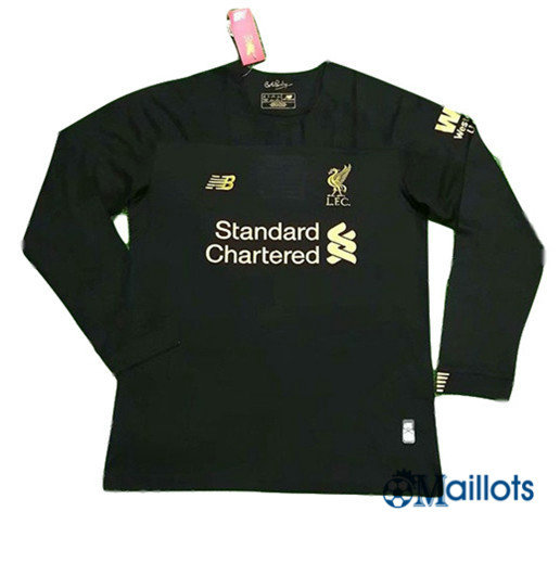 Maillot foot FC Liverpool Dardien De But Manche Longue Noir 2019 2020