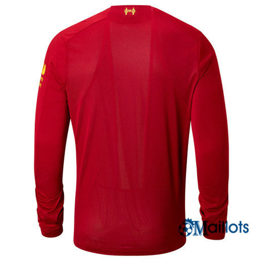 Omaillots: Maillot de sport foot FC Liverpool Domicile Manche Longue 2019 2020 Thailande discount