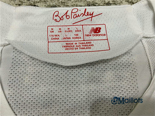 Maillot foot FC Liverpool Manche Longue Blanc 2019 2020
