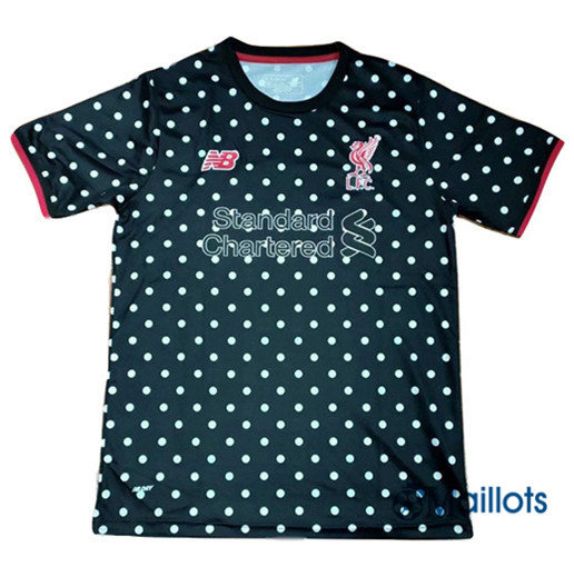 Maillot foot FC Liverpool training Noir Blanc 2019 2020