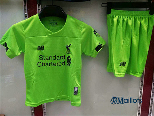 Ensemble Vêtements Maillot football FC Liverpool Enfant Vert 2019 2020