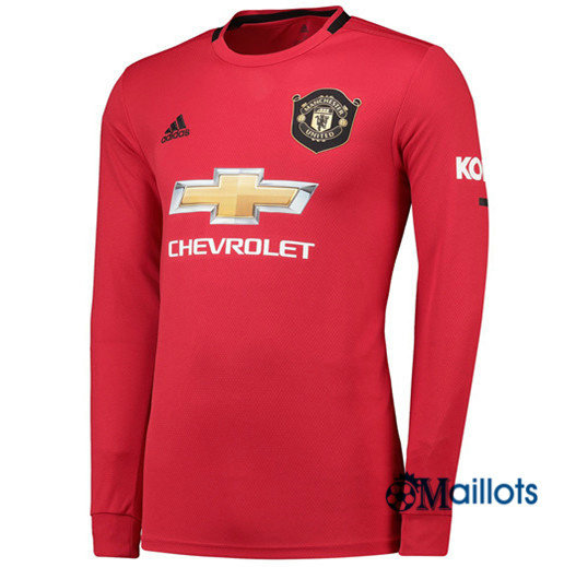 Maillot foot Manchester United Domicile Manche Longue 2019 2020