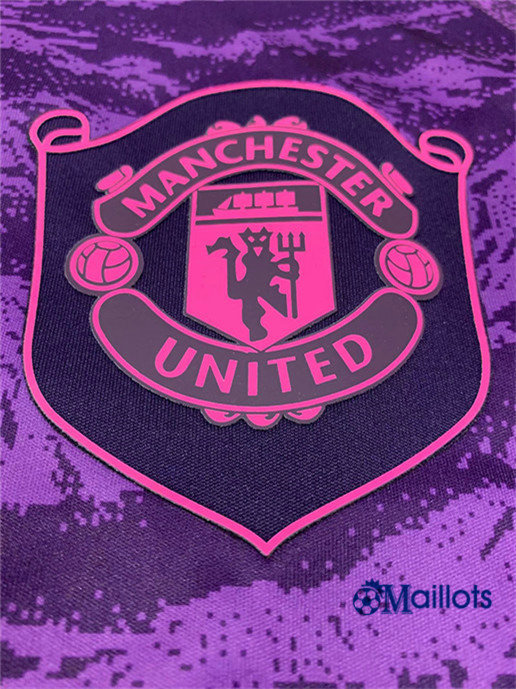 Maillot foot Manchester United Dardien De But Pourpre 2019 2020