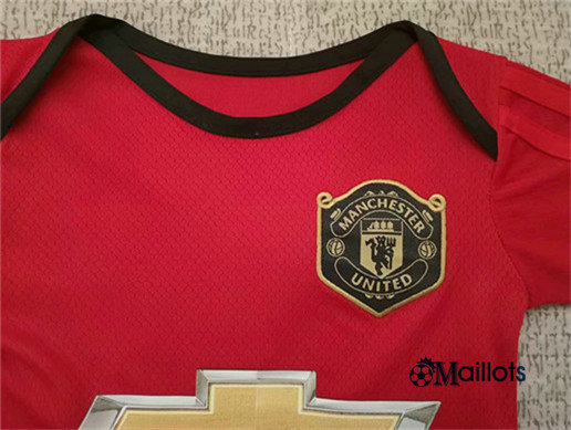 Ensemble Vetement Maillot sport football Manchester United Domicile Bébé 2019 2020