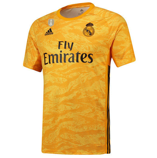 Maillot foot Real Madrid Dardien De But Jaune 2019 2020