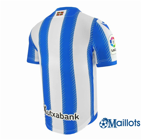 Omaillots: Maillot sport Real Sociedad Domicile 2019 2020 Thailande pas chère