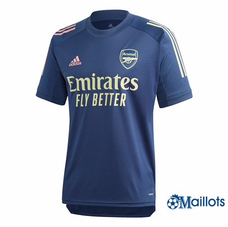 Grossiste Maillot sport Arsenal training Bleu 2020 2021