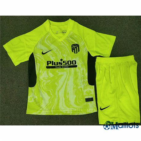 Grossiste Maillot Foot Atletico Madrid Enfant Third Vert 2020 2021