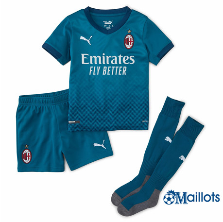 Grossiste Maillot de football AC Milan Enfant Third 2020 2021
