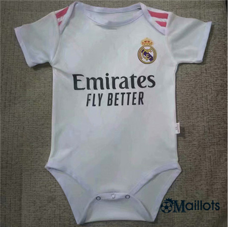 Grossiste Maillot sport Real Madrid Bébé Domicile 2020 2021