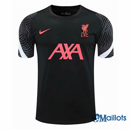 Grossiste Maillot football Liverpool training Dri-Fit Noir