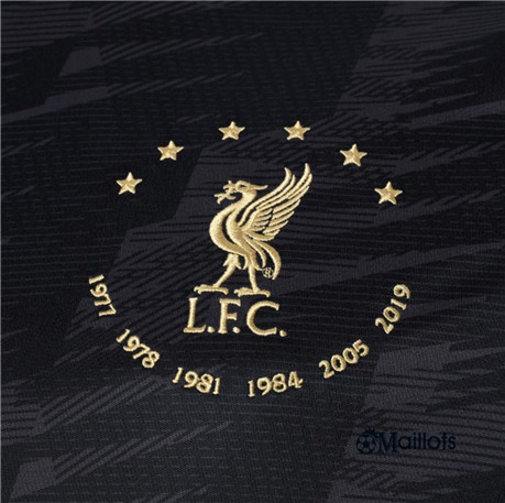 Grossiste Maillot de foot Liverpool 6 Times Ed Signature Noir 2019 2020