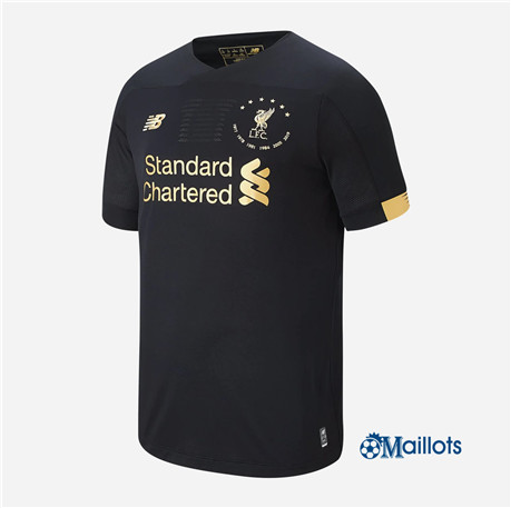 Maillot de foot Liverpool Édition commémorative 6 étoiles Noir/or 2019 2020
