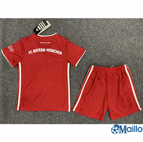 Grossiste Maillot foot Bayern Munich Enfant Domicile 2020 2021