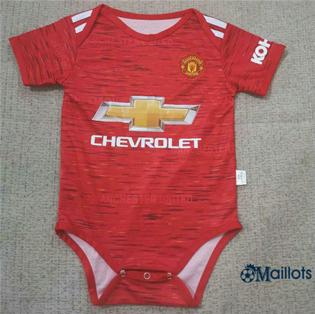 Grossiste Maillot foot Manchester United Baby Domicile 2020 2021