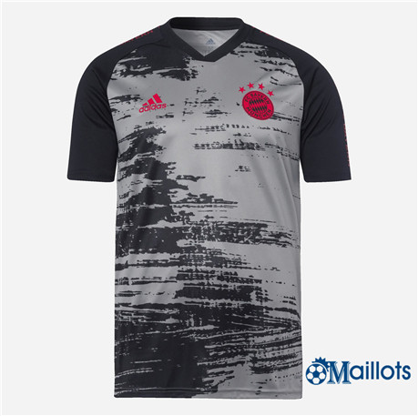 Maillot football Bayern Munich pre-match training Noir 2020 2021