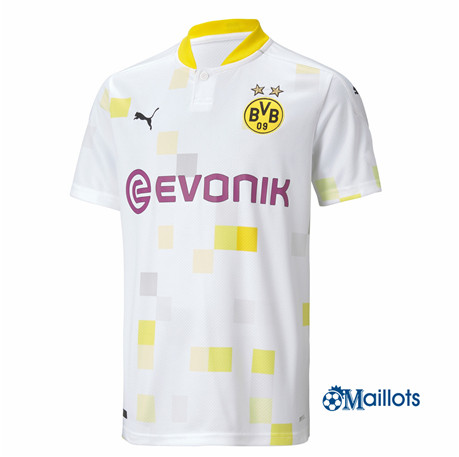 Maillot football Borussia Dortmund Blanc/Jaune 2020 2021