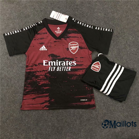 Ensemble Maillot foot Arsenal Enfant training 2020 2021