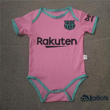 Ensemble Maillot foot Barcelone Bébé Rose 2020 2021