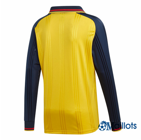 Grossiste Maillot Foot Arsenal Jaune Manche Longue 2021-2022
