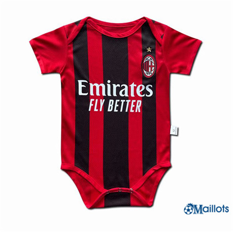 Grossiste Maillot Foot AC Milan baby Domicile 2021-2022