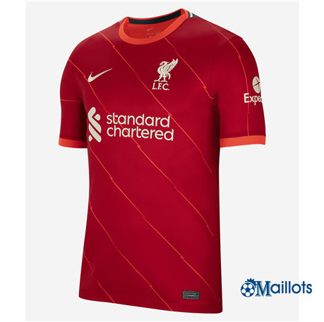 Grossiste Maillot Foot Liverpool Domicile 2021-2022