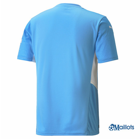 Grossiste Maillot Foot Manchester City Domicile Bleu 2021-2022