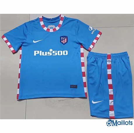 Grossiste Maillot de football Atletico Madrid Enfant Third 2021-2022