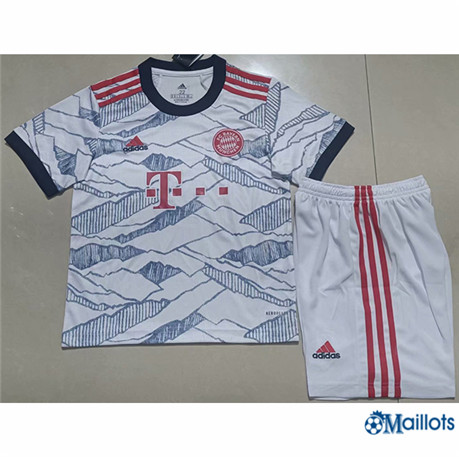 Grossiste Maillot de football Bayern Munich Enfant Third 2021-2022