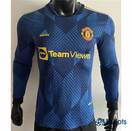 Grossiste Maillot Foot Player Manchester United Third Manche Longue 2021 2022