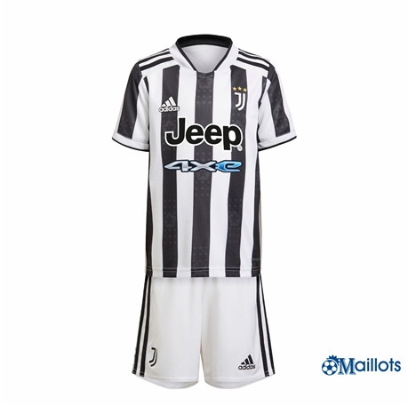 Grossiste Ensemble Maillot foot Juventus Enfant Domicile 2021-2022