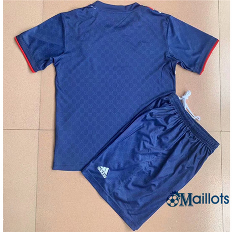 Grossiste Ensemble Maillot foot Juventus Enfant Bleu /Rouge 2021-2022 | omaillots