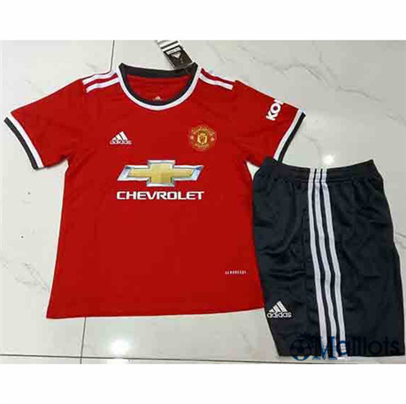 Grossiste Ensemble Maillot foot Manchester United Enfant Domicile 2021-2022